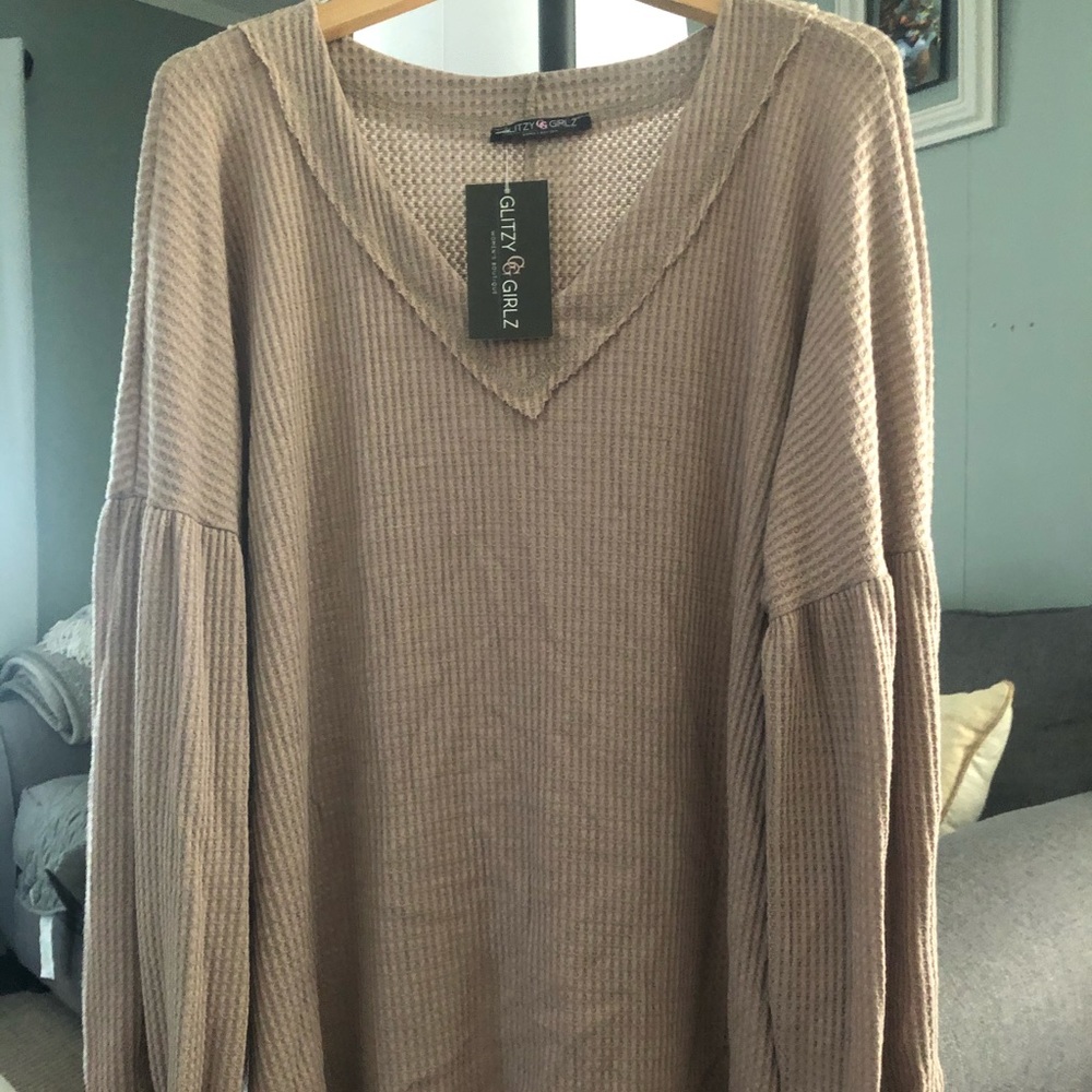 Balloon Sleeve Sweater